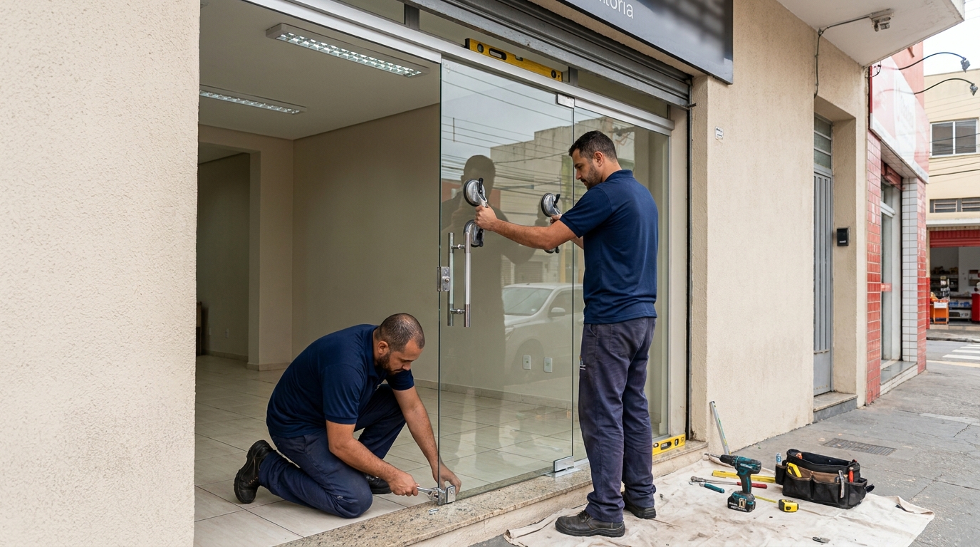 Portas Residenciais e Comerciais em Ponta Grossa‑PR